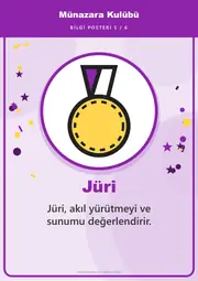 Münazara Kulübü Pano Şeridi ve 6 Bilgi Posteri (8 parça · 84 × 59 cm) — 14. sayfa