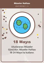 Müzeler Haftası Pano Şeridi ve 6 Bilgi Posteri (8 parça · 84 × 59 cm) — 10. sayfa