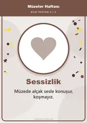 Müzeler Haftası Pano Şeridi ve 6 Bilgi Posteri (8 parça · 84 × 59 cm) — 13. sayfa