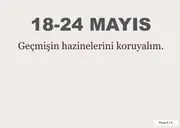 Müzeler Haftası Pano ve Etkinlik Paketi — 13. sayfa