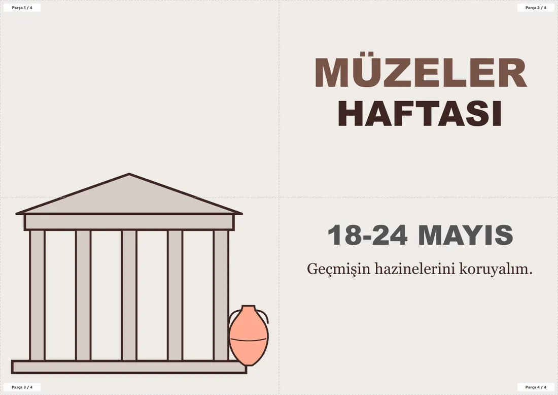 Müzeler Haftası Pano ve Etkinlik Paketi birleşik görünüm
