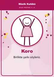 Müzik Kulübü Pano Şeridi ve 6 Bilgi Posteri (8 parça · 84 × 59 cm) — 12. sayfa
