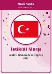 Müzik Kulübü Pano Şeridi ve 6 Bilgi Posteri (8 parça · 84 × 59 cm) — 14. sayfa