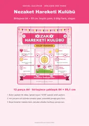 Nezaket Hareketi Kulübü Dev Panosu (12 parça · 84 × 89 cm) — 1. sayfa