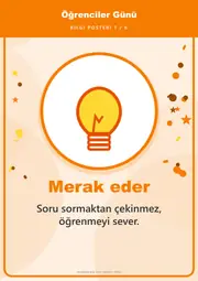 Öğrenciler Günü Pano Şeridi ve 6 Bilgi Posteri (8 parça · 84 × 59 cm) — 10. sayfa