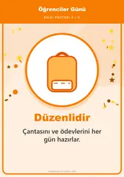 Öğrenciler Günü Pano Şeridi ve 6 Bilgi Posteri (8 parça · 84 × 59 cm) — 11. sayfa