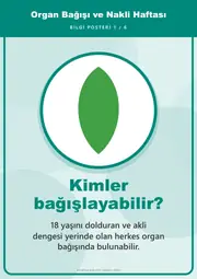 Organ Bağışı ve Nakli Haftası Pano Şeridi ve 6 Bilgi Posteri (8 parça · 84 × 59 cm) — 10. sayfa