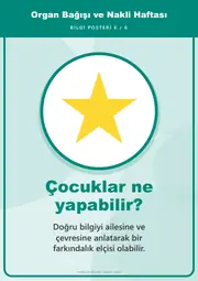 Organ Bağışı ve Nakli Haftası Pano Şeridi ve 6 Bilgi Posteri (8 parça · 84 × 59 cm) — 15. sayfa