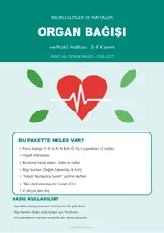 Organ Bağışı ve Nakli Haftası Pano ve Etkinlik Paketi — 1. sayfa