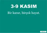 Organ Bağışı ve Nakli Haftası Pano ve Etkinlik Paketi — 14. sayfa