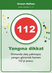 Orman Haftası Pano Şeridi ve 6 Bilgi Posteri (8 parça · 84 × 59 cm) — 14. sayfa