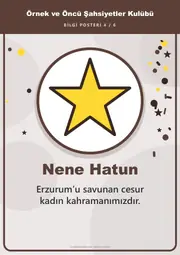 Örnek ve Öncü Şahsiyetler Kulübü Pano Şeridi ve 6 Bilgi Posteri (8 parça · 84 × 59 cm) — 13. sayfa
