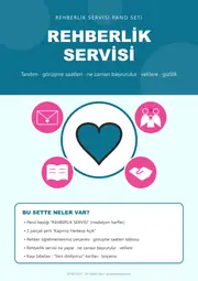 Rehberlik Servisi Panosu — 1. sayfa