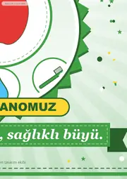 Sağlık, Temizlik ve Beslenme Kulübü Pano Şeridi ve 6 Bilgi Posteri (8 parça · 84 × 59 cm) — 8. sayfa
