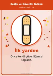 Sağlık ve Güvenlik Kulübü Pano Şeridi ve 6 Bilgi Posteri (8 parça · 84 × 59 cm) — 12. sayfa