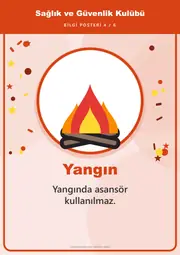Sağlık ve Güvenlik Kulübü Pano Şeridi ve 6 Bilgi Posteri (8 parça · 84 × 59 cm) — 13. sayfa