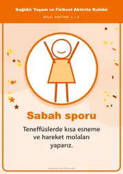 Sağlıklı Yaşam ve Fiziksel Aktivite Kulübü Pano Şeridi ve 6 Bilgi Posteri (8 parça · 84 × 59 cm) — 10. sayfa