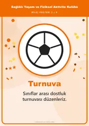Sağlıklı Yaşam ve Fiziksel Aktivite Kulübü Pano Şeridi ve 6 Bilgi Posteri (8 parça · 84 × 59 cm) — 11. sayfa