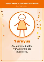 Sağlıklı Yaşam ve Fiziksel Aktivite Kulübü Pano Şeridi ve 6 Bilgi Posteri (8 parça · 84 × 59 cm) — 15. sayfa