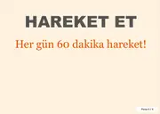 Sağlıklı Yaşam ve Fiziksel Aktivite Kulübü Panosu — 17. sayfa