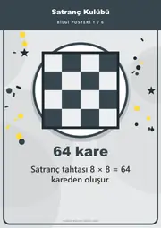 Satranç Kulübü Pano Şeridi ve 6 Bilgi Posteri (8 parça · 84 × 59 cm) — 10. sayfa