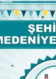 Şehir ve Medeniyet Kulübü Pano Şeridi ve 6 Bilgi Posteri (8 parça · 84 × 59 cm) — 3. sayfa