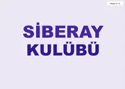 Siberay Kulübü Panosu — 13. sayfa