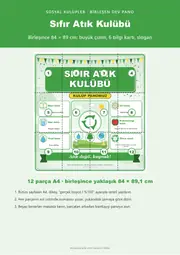 Sıfır Atık Kulübü Dev Panosu (12 parça · 84 × 89 cm) — 1. sayfa