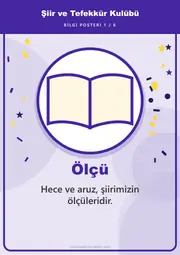 Şiir ve Tefekkür Kulübü Pano Şeridi ve 6 Bilgi Posteri (8 parça · 84 × 59 cm) — 10. sayfa