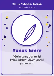 Şiir ve Tefekkür Kulübü Pano Şeridi ve 6 Bilgi Posteri (8 parça · 84 × 59 cm) — 14. sayfa