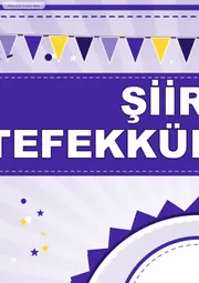 Şiir ve Tefekkür Kulübü Pano Şeridi ve 6 Bilgi Posteri (8 parça · 84 × 59 cm) — 3. sayfa