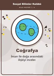 Sosyal Bilimler Kulübü Pano Şeridi ve 6 Bilgi Posteri (8 parça · 84 × 59 cm) — 10. sayfa