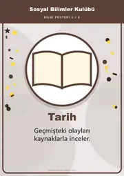 Sosyal Bilimler Kulübü Pano Şeridi ve 6 Bilgi Posteri (8 parça · 84 × 59 cm) — 11. sayfa