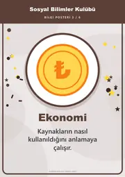 Sosyal Bilimler Kulübü Pano Şeridi ve 6 Bilgi Posteri (8 parça · 84 × 59 cm) — 12. sayfa