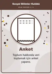 Sosyal Bilimler Kulübü Pano Şeridi ve 6 Bilgi Posteri (8 parça · 84 × 59 cm) — 14. sayfa