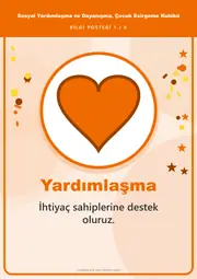 Sosyal Yardımlaşma ve Dayanışma, Çocuk Esirgeme Kulübü Pano Şeridi ve 6 Bilgi Posteri (8 parça · 84 × 59 cm) — 10. sayfa