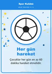 Spor Kulübü Pano Şeridi ve 6 Bilgi Posteri (8 parça · 84 × 59 cm) — 13. sayfa