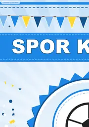 Spor Kulübü Pano Şeridi ve 6 Bilgi Posteri (8 parça · 84 × 59 cm) — 3. sayfa