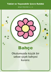 Tabiat ve Yaşanabilir Çevre Kulübü Pano Şeridi ve 6 Bilgi Posteri (8 parça · 84 × 59 cm) — 13. sayfa