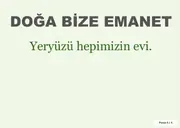 Tabiat ve Yaşanabilir Çevre Kulübü Panosu — 15. sayfa