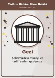 Tarih ve Kültürel Miras Kulübü Pano Şeridi ve 6 Bilgi Posteri (8 parça · 84 × 59 cm) — 10. sayfa