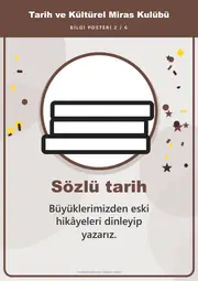 Tarih ve Kültürel Miras Kulübü Pano Şeridi ve 6 Bilgi Posteri (8 parça · 84 × 59 cm) — 11. sayfa
