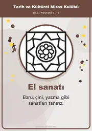 Tarih ve Kültürel Miras Kulübü Pano Şeridi ve 6 Bilgi Posteri (8 parça · 84 × 59 cm) — 12. sayfa