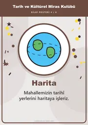 Tarih ve Kültürel Miras Kulübü Pano Şeridi ve 6 Bilgi Posteri (8 parça · 84 × 59 cm) — 13. sayfa