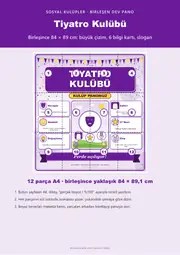 Tiyatro Kulübü Dev Panosu (12 parça · 84 × 89 cm) — 1. sayfa