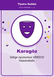 Tiyatro Kulübü Pano Şeridi ve 6 Bilgi Posteri (8 parça · 84 × 59 cm) — 10. sayfa