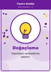 Tiyatro Kulübü Pano Şeridi ve 6 Bilgi Posteri (8 parça · 84 × 59 cm) — 12. sayfa
