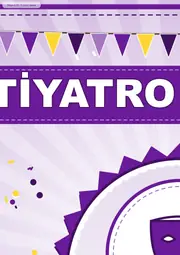Tiyatro Kulübü Pano Şeridi ve 6 Bilgi Posteri (8 parça · 84 × 59 cm) — 3. sayfa