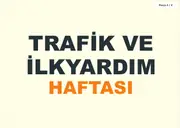 Trafik ve İlkyardım Haftası Pano ve Etkinlik Paketi — 11. sayfa