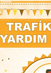 Trafik ve İlk Yardım Kulübü Pano Şeridi ve 6 Bilgi Posteri (8 parça · 84 × 59 cm) — 3. sayfa